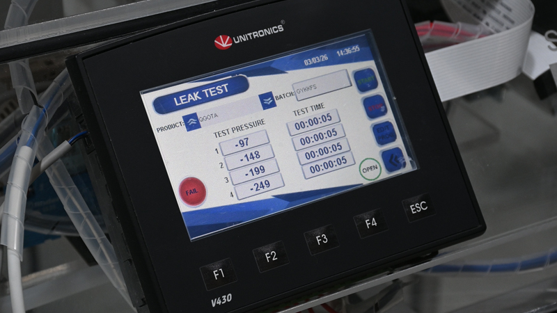 D3078 – El módulo de control del modelo P permite hasta cuatro niveles de vacío