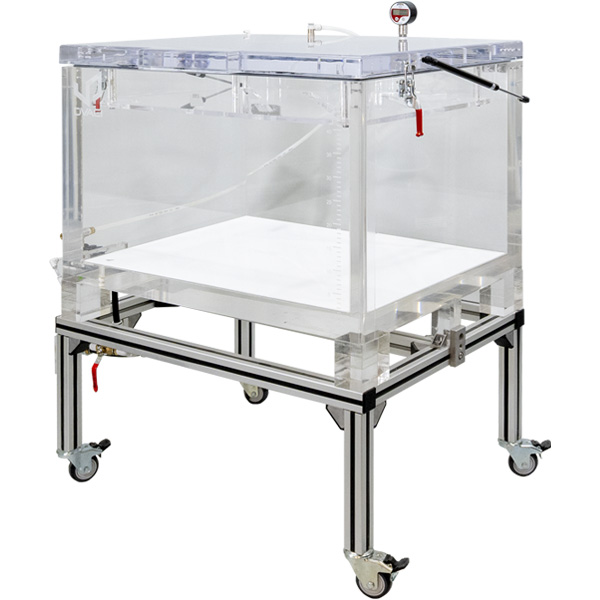 Chambre à vide industrielle CDV 6 pour tester les emballages de grandes dimensions