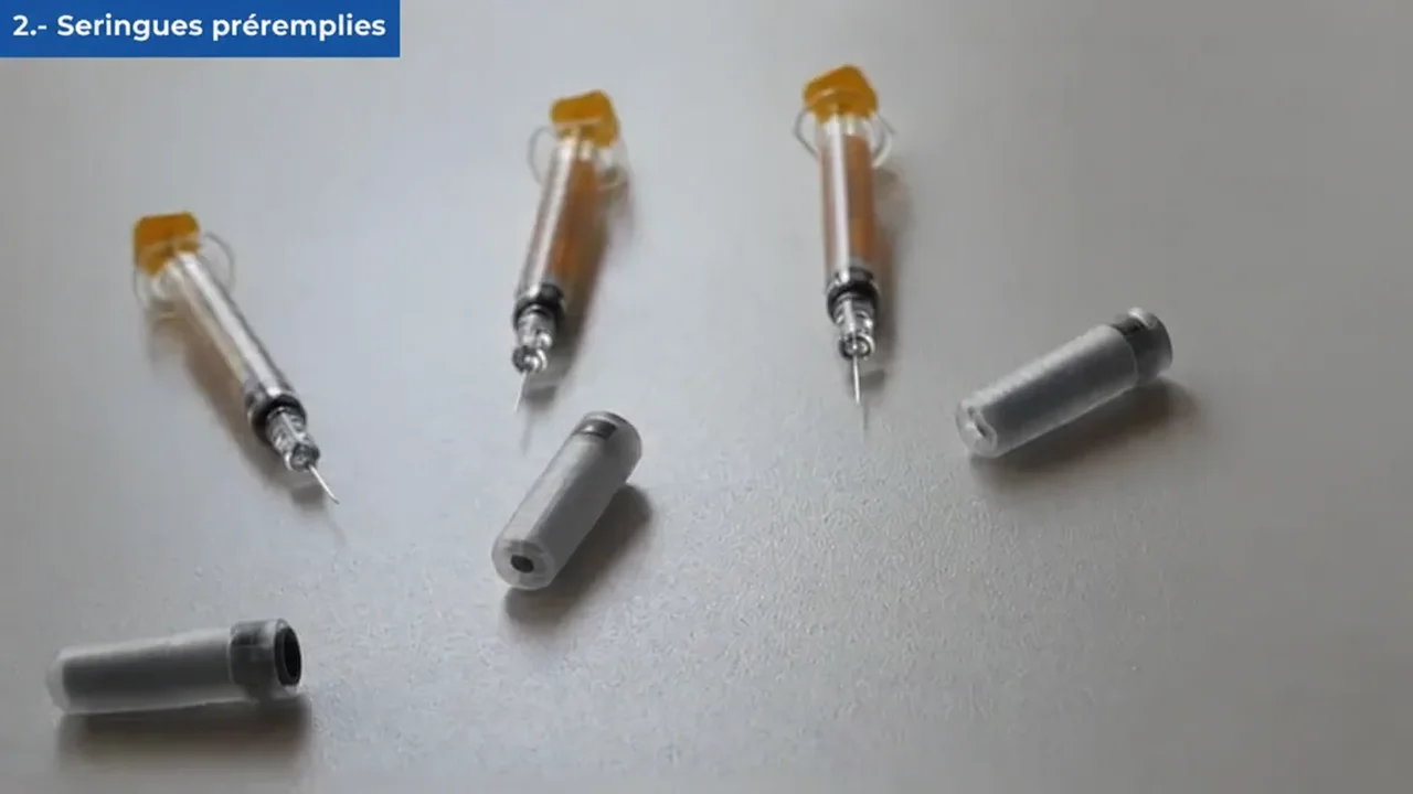 Seringues préremplies et protège-embouts pour essai d’intégrité de l’emballage