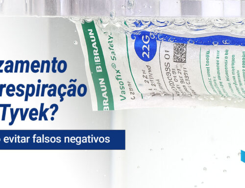 ASTM F2096: Agente de bloqueio para teste de vazamento com Tyvek