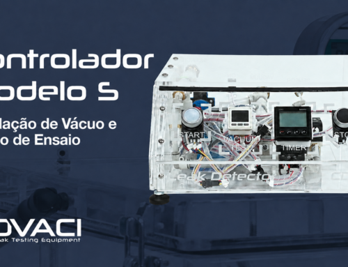 Controlador Modelo S  Regulação de Vácuo e Tempo de Ensaio