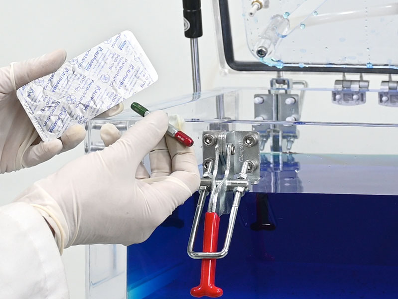 CDV-Pharma, external pressure testing for increased sensitivity.