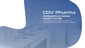 CDV Pharma, Vacuum and pressure-based leak detection system.