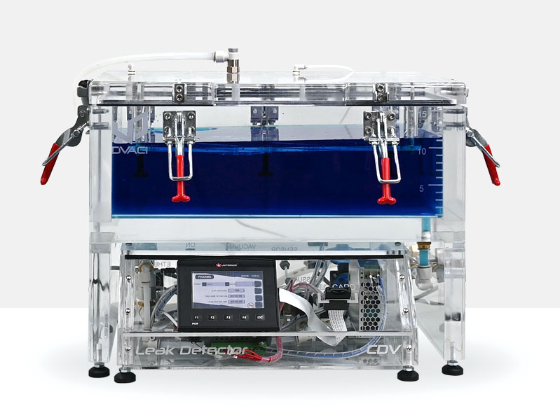 CDV Pharma, leak detection instrument for testing pharmaceuticals