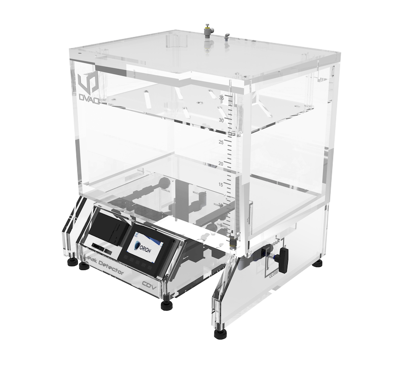 CDV Vacuum Chamber for packaging leak testing and seal integrity