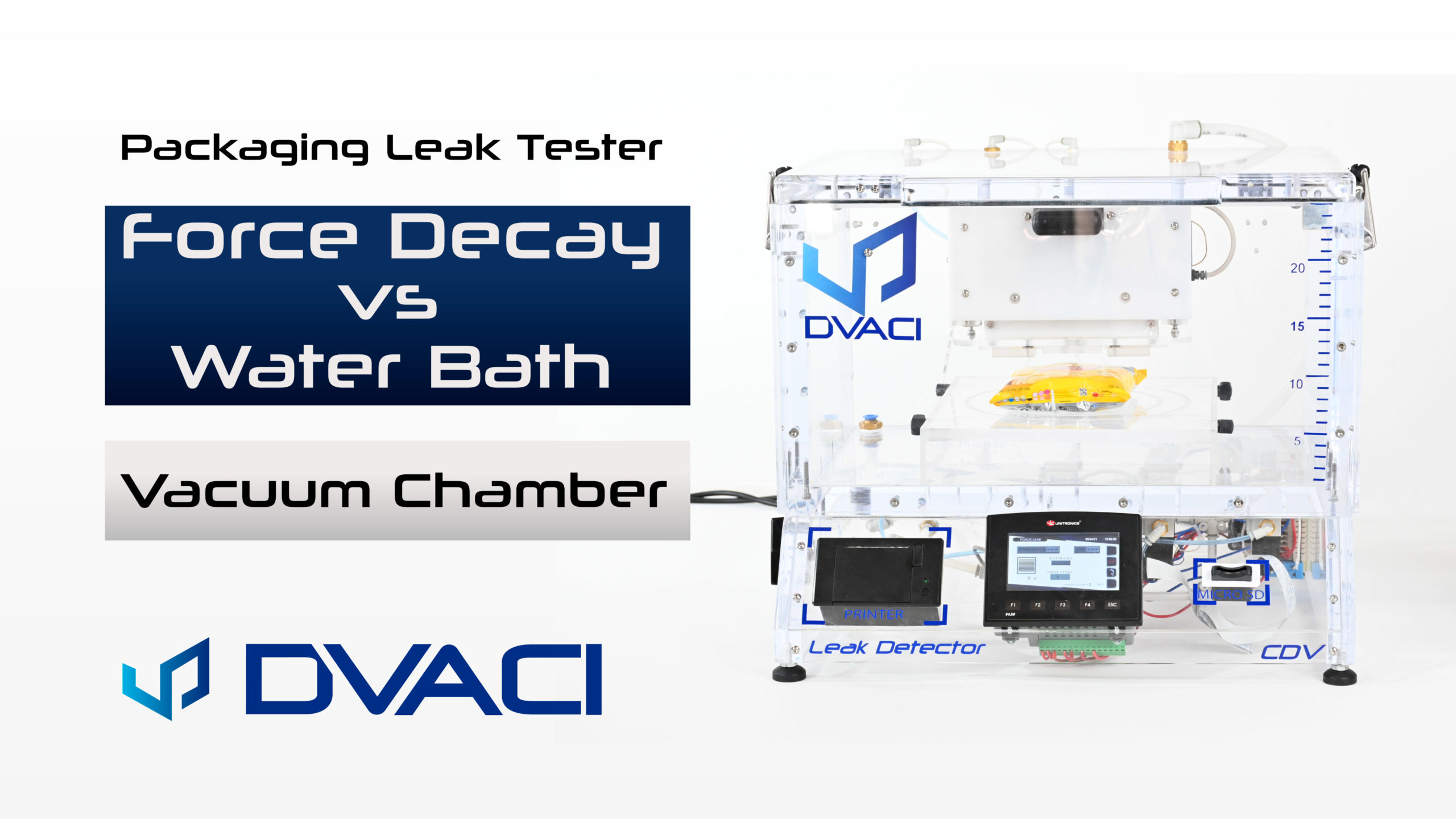 Force Decay Leak Tester vs Water Bath Vacuum Chamber