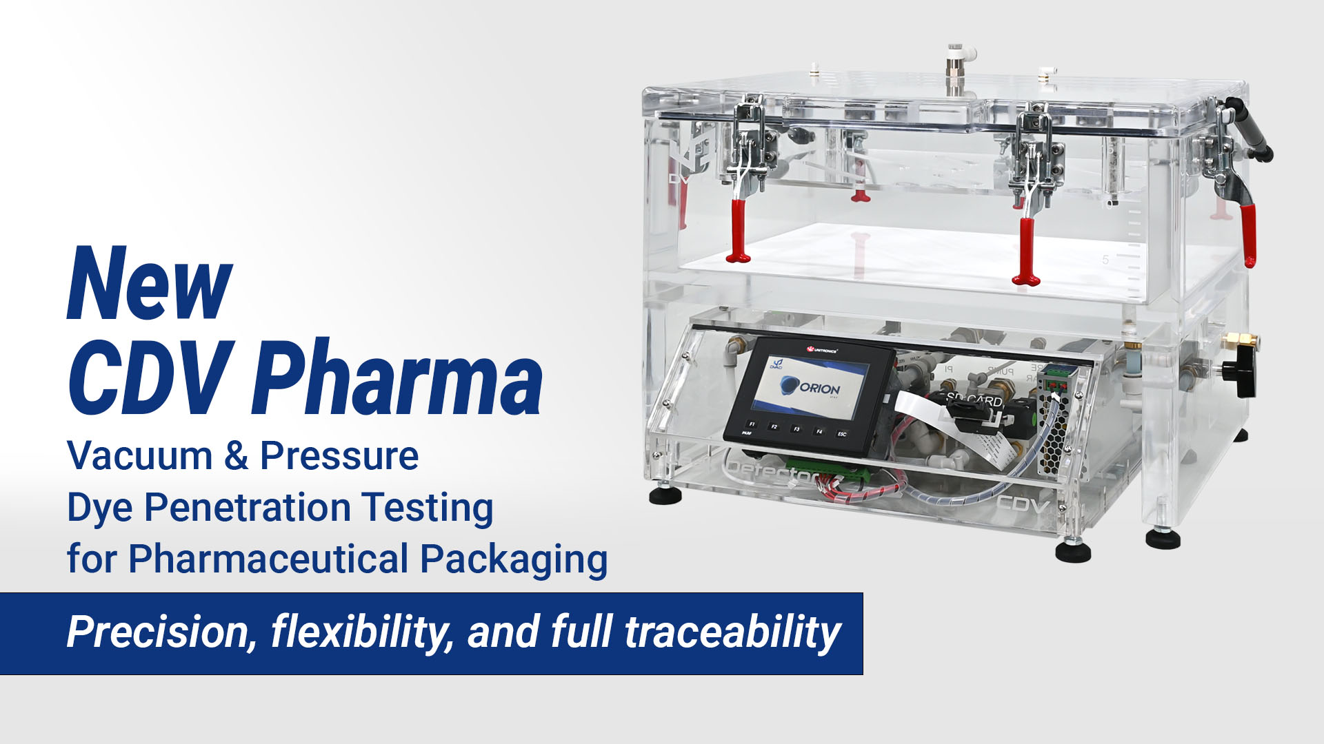 We introduce the new CDV Pharma and its three major evolutions.