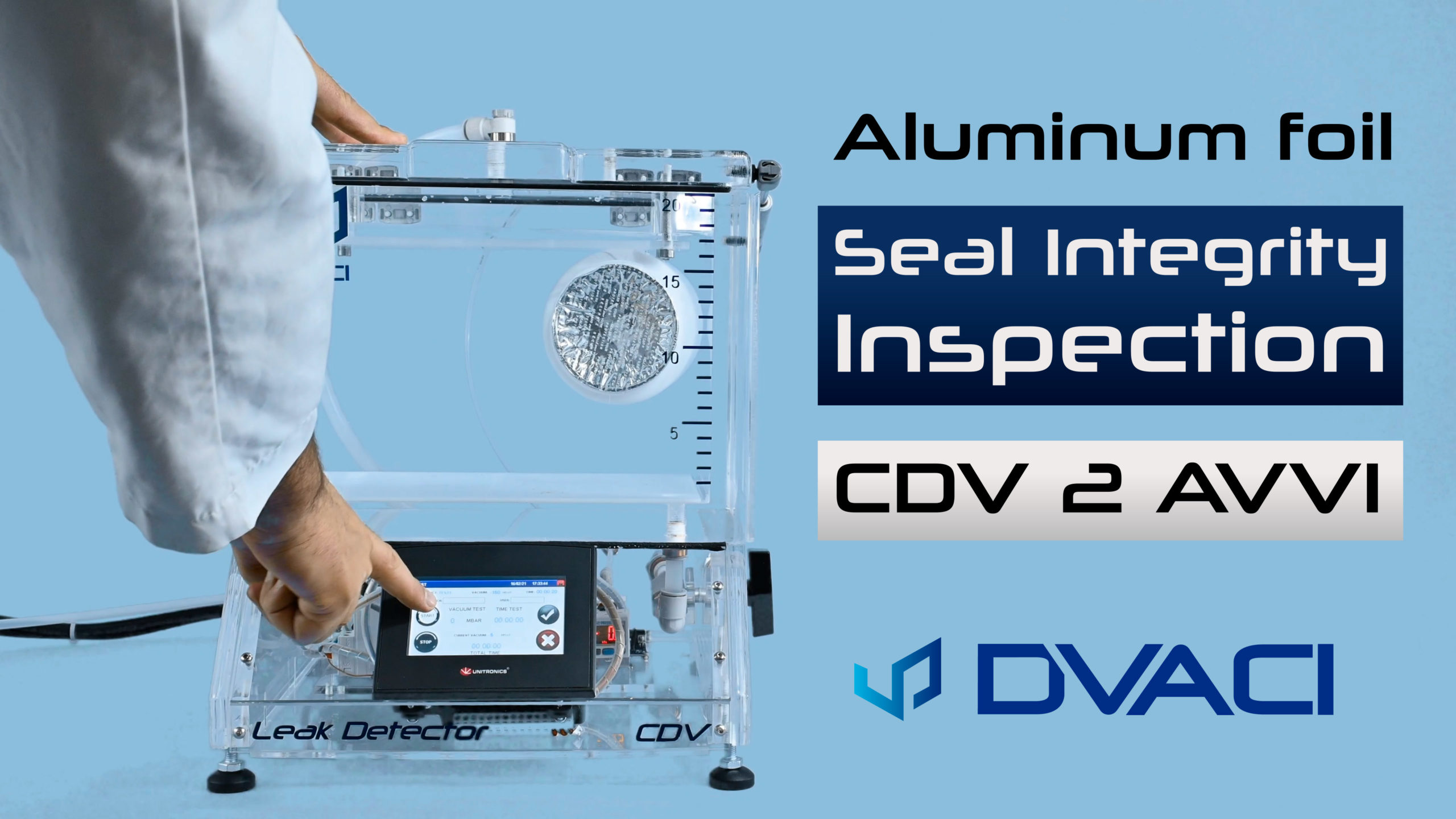 seal integrity test - aluminum foil