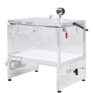 CDV 3 bench top vacuum chamber for package leak testing
