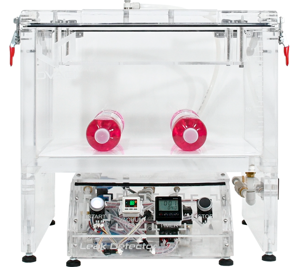 Reproducible package test in a CDV BT chamber with a semi-automatic control