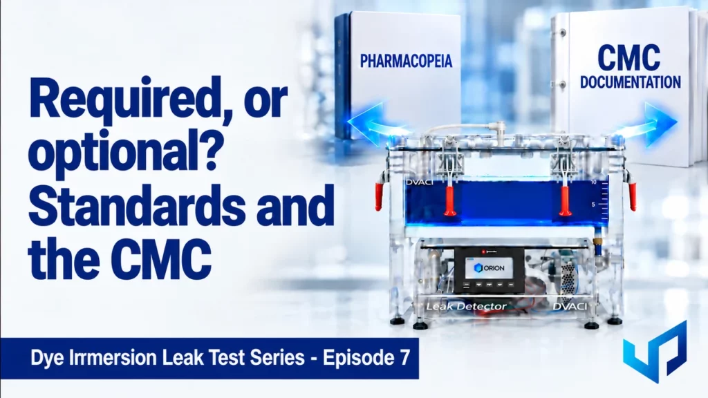 Dye Ingress Testing Requirements: USP 1207 and CMC