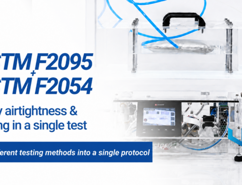 Internal Pressurization Test + Burst Test. One Single Protocol.